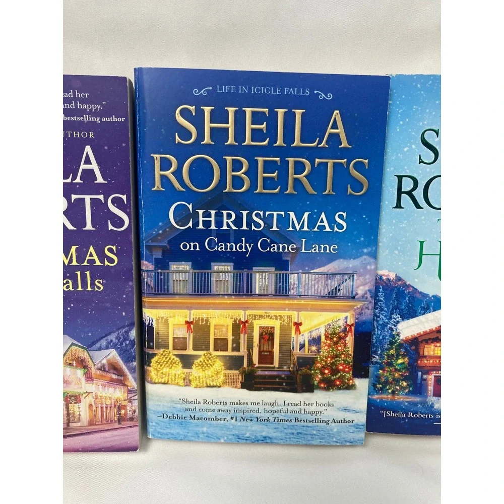 Sheila Roberts Christmas Lot of 3 Paperback Books Icicle Falls Holiday Romance